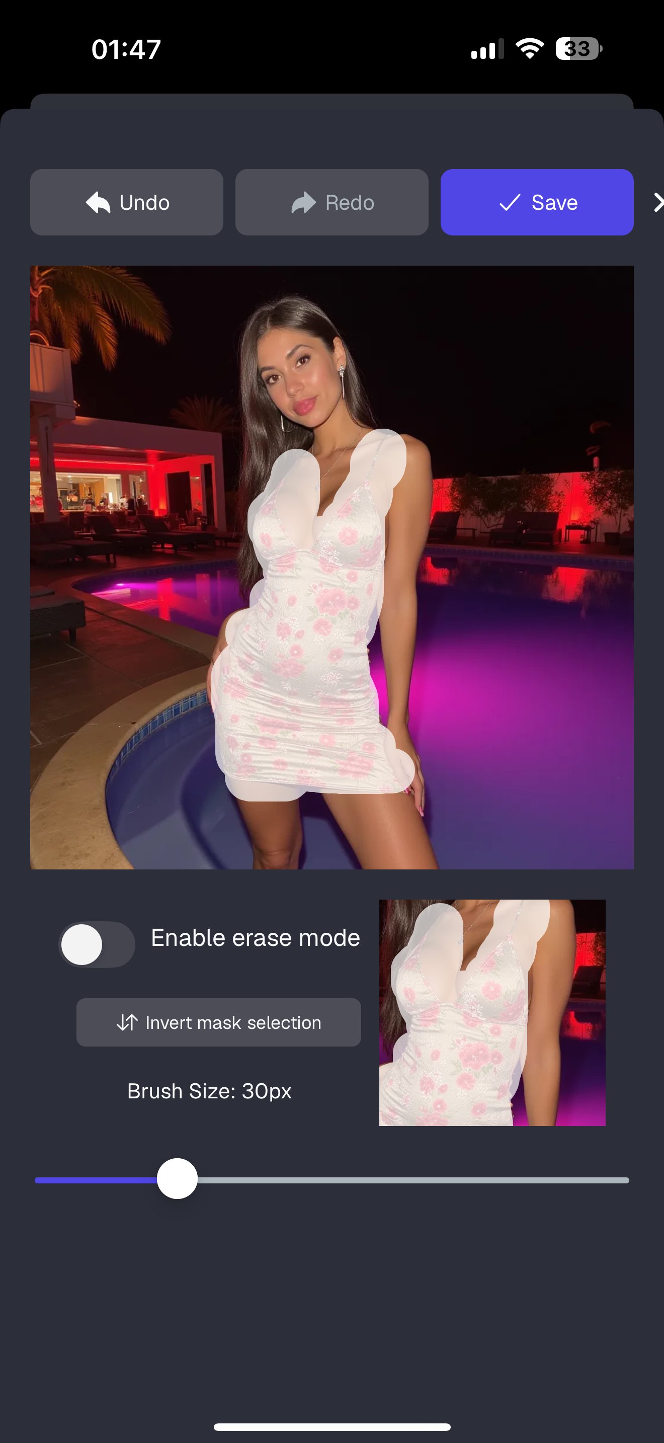 Professional mask editor interface